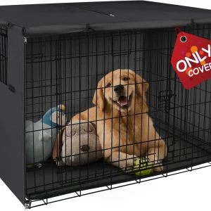 Heavy Duty Polyester Pet Kennel Sunshade Universal Fit for 42 inches Wire Cage
