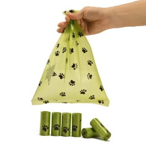 Eco-Friendly Pet Waste Bags - Biodegradable, Scented, Leakproof