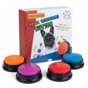 4 Color Voice Recording Dog Buttons for Communication Training