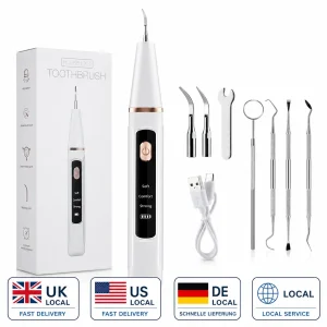 Electric Ultrasonic Teeth Tartar Cleaner Scaler